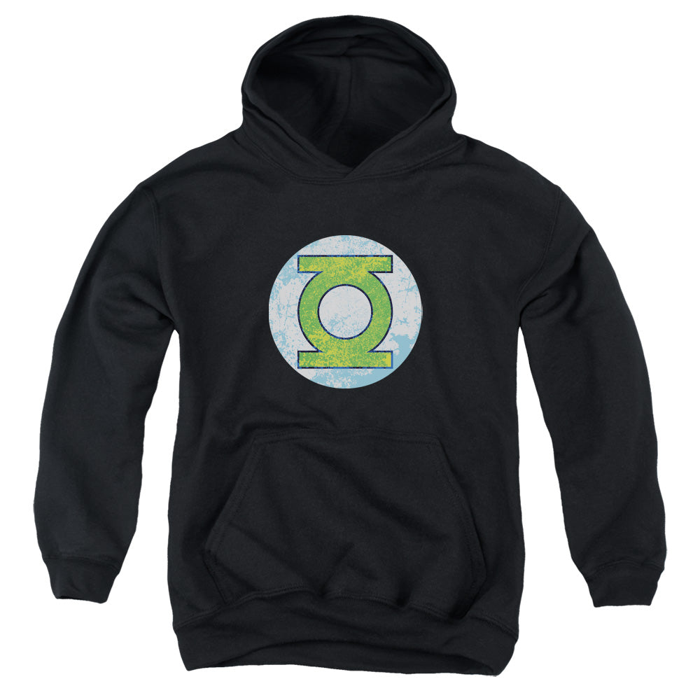 DC Comics Gl Neon Distress Logo Youth Hoodie