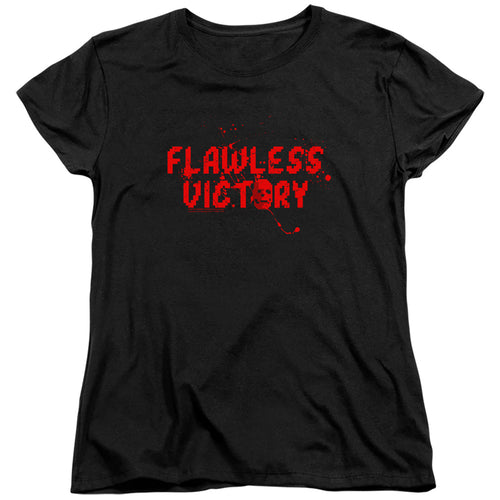 Mortal Kombat Klassic Flawless Victory Womens T-Shirt