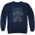 Mighty Morphin Power Rangers Mega Plans Crewneck Sweatshirt