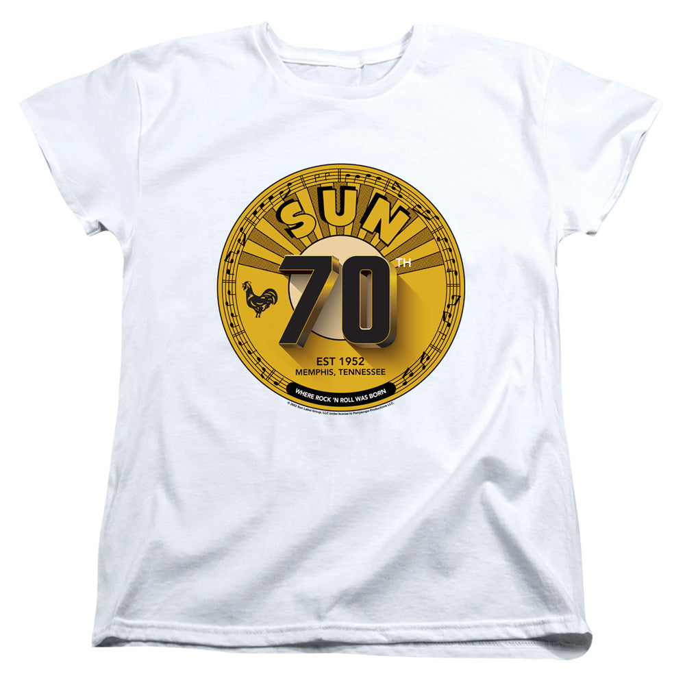 Sun Records 70th Anniversary Womens T-Shirt