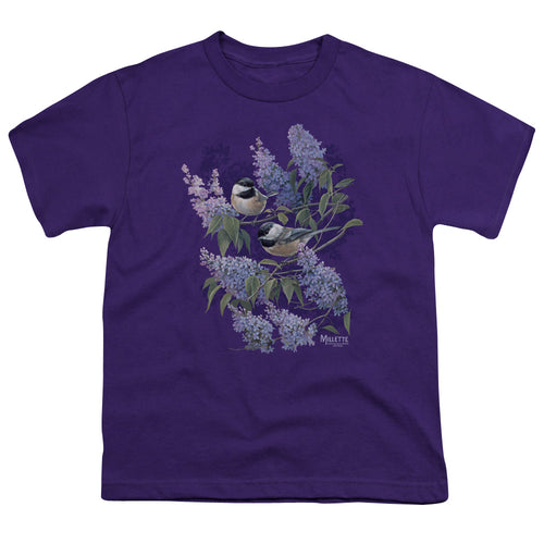 Wild Wings Chickadees and Lilacs Youth/Toddler T-Shirt