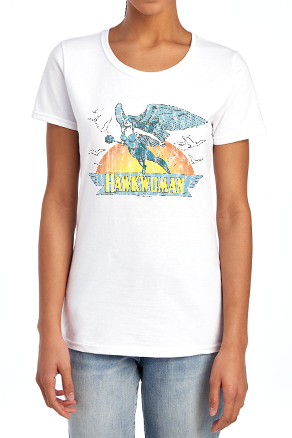 Hawkman Hawkwoman Womens T-Shirt