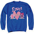 Spongebob Squarepants Valentine's Love with Gary and Snellie Crewneck Sweatshirt