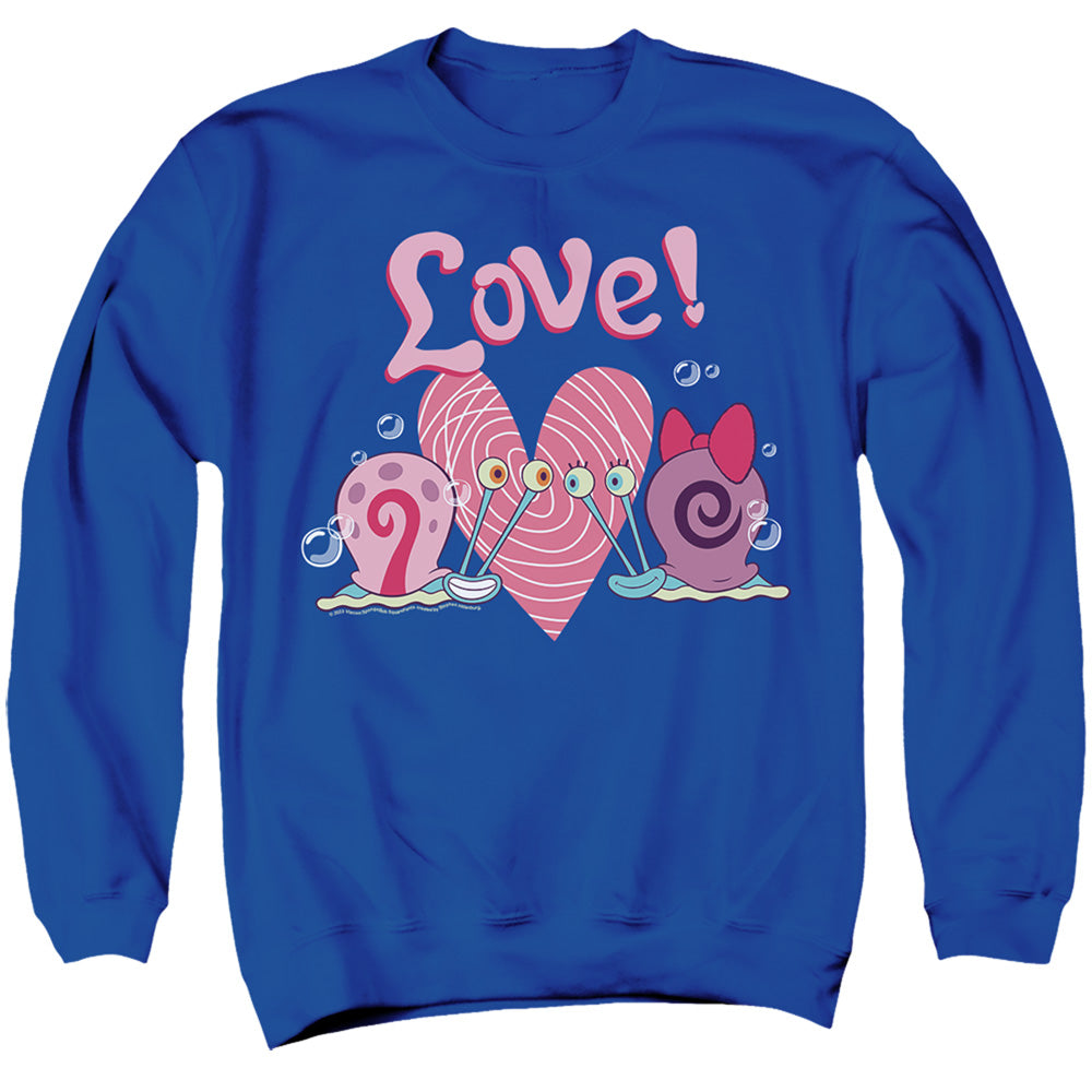 Spongebob Squarepants Valentine's Love with Gary and Snellie Crewneck Sweatshirt