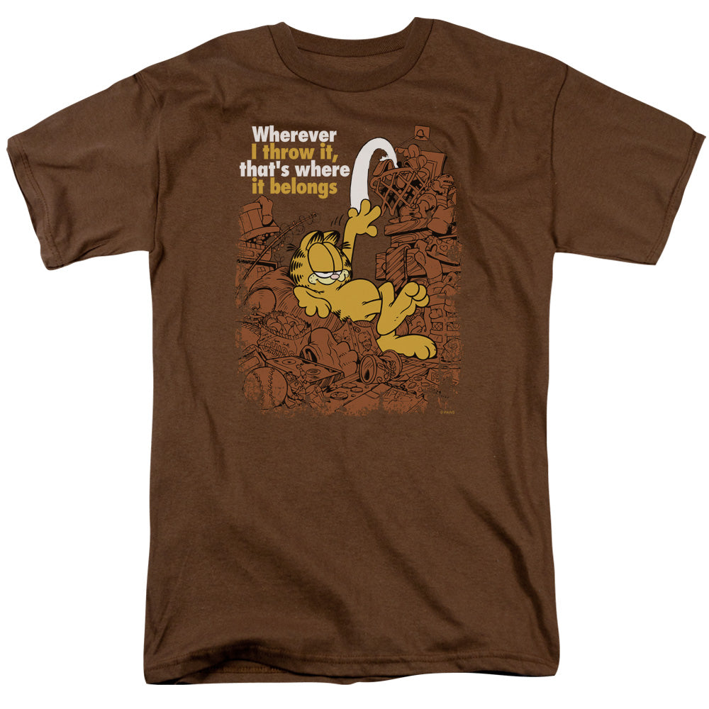 Garfield Where It Belongs T-Shirt