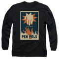 Star Trek Pen Pals Black Long Sleeve T-Shirt