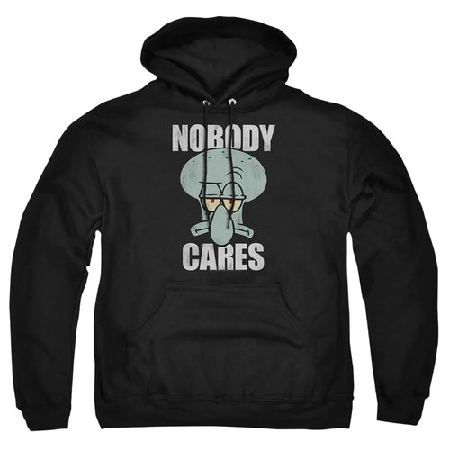 Spongebob Squarepants Nobody Cares Meme Pullover Hoodie