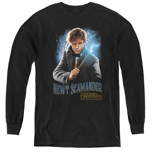 Fantastic Beasts Scamander Monogram Youth Long Sleeve T-Shirt