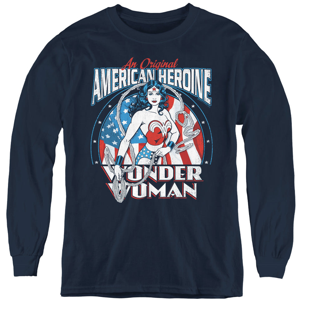 DC Comics American Heroine Youth Long Sleeve T-Shirt