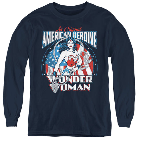 DC Comics American Heroine Youth Long Sleeve T-Shirt