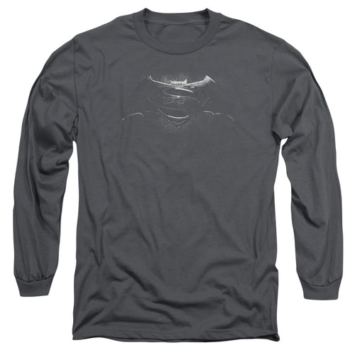 Batman v Superman Bw Logo Long Sleeve T-Shirt