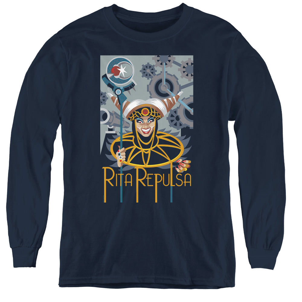 Mighty Morphin Power Rangers Rita Deco Youth Long Sleeve T-Shirt