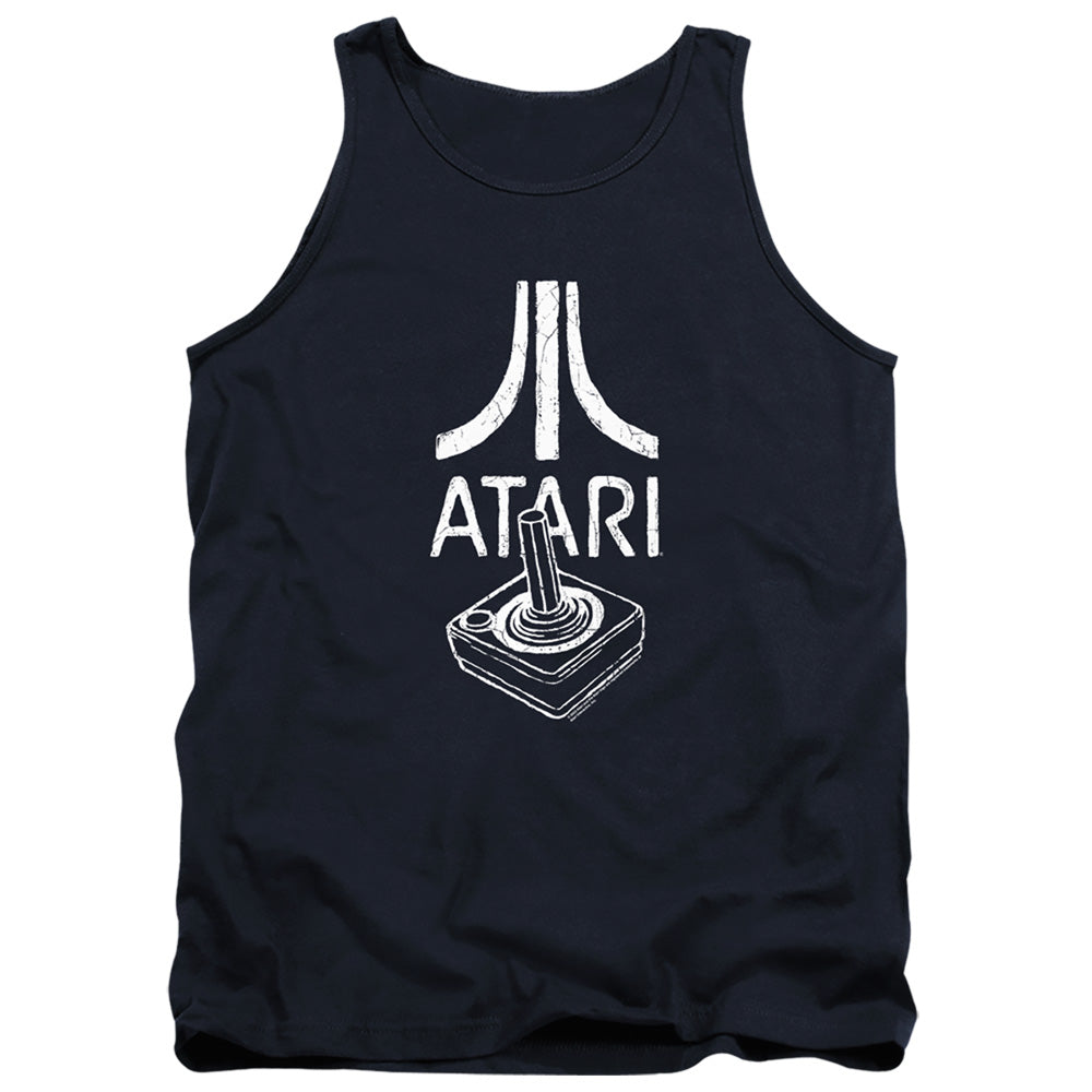 Atari Joystick Logo Navy Tank Top