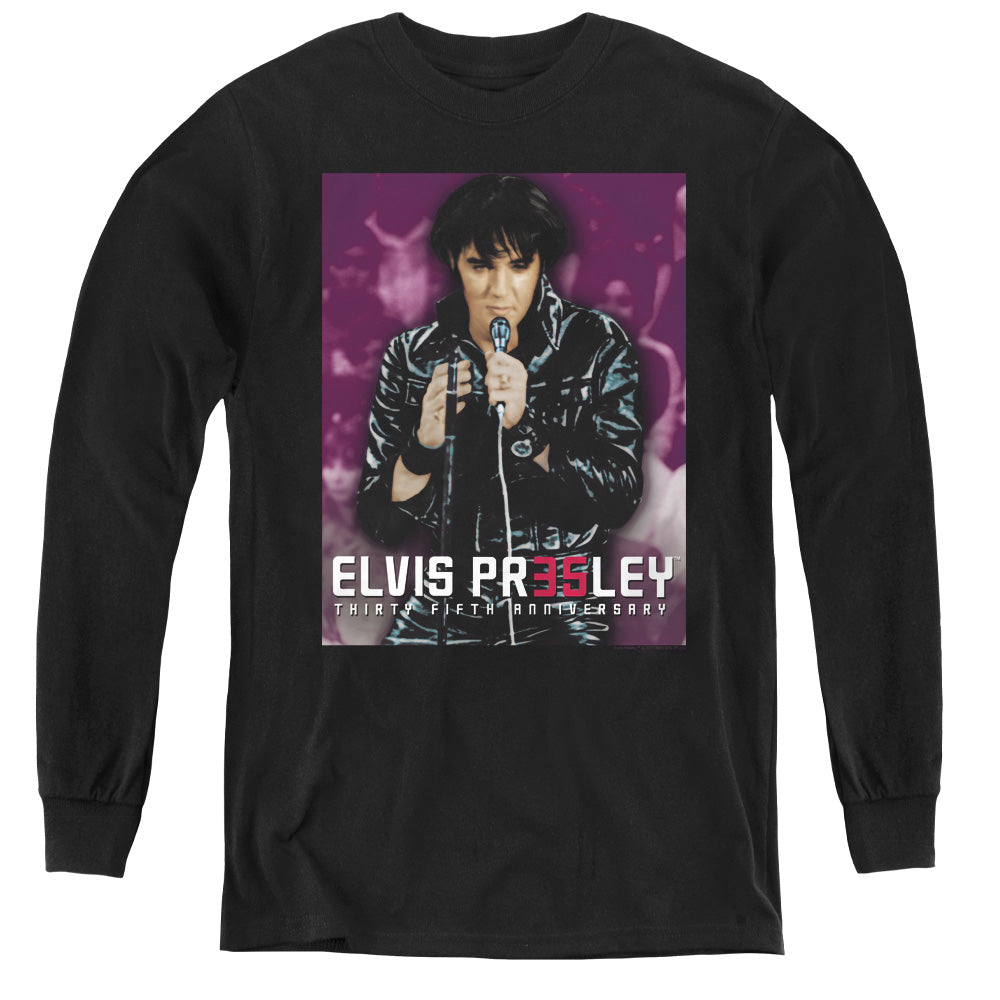 Elvis Presley 35 Leather Youth Long Sleeve T-Shirt