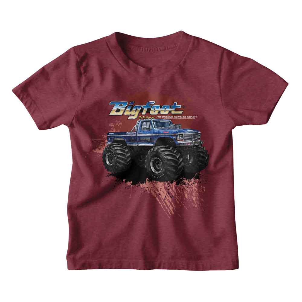 Bigfoot Splatter Background Youth/Toddler T-Shirt