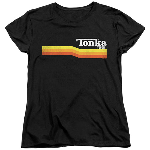 Tonka Retro Stripes Womens T-Shirt