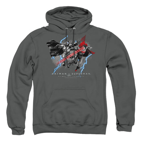 Batman v Superman Lightniing V Heat Vision Pullover Hoodie