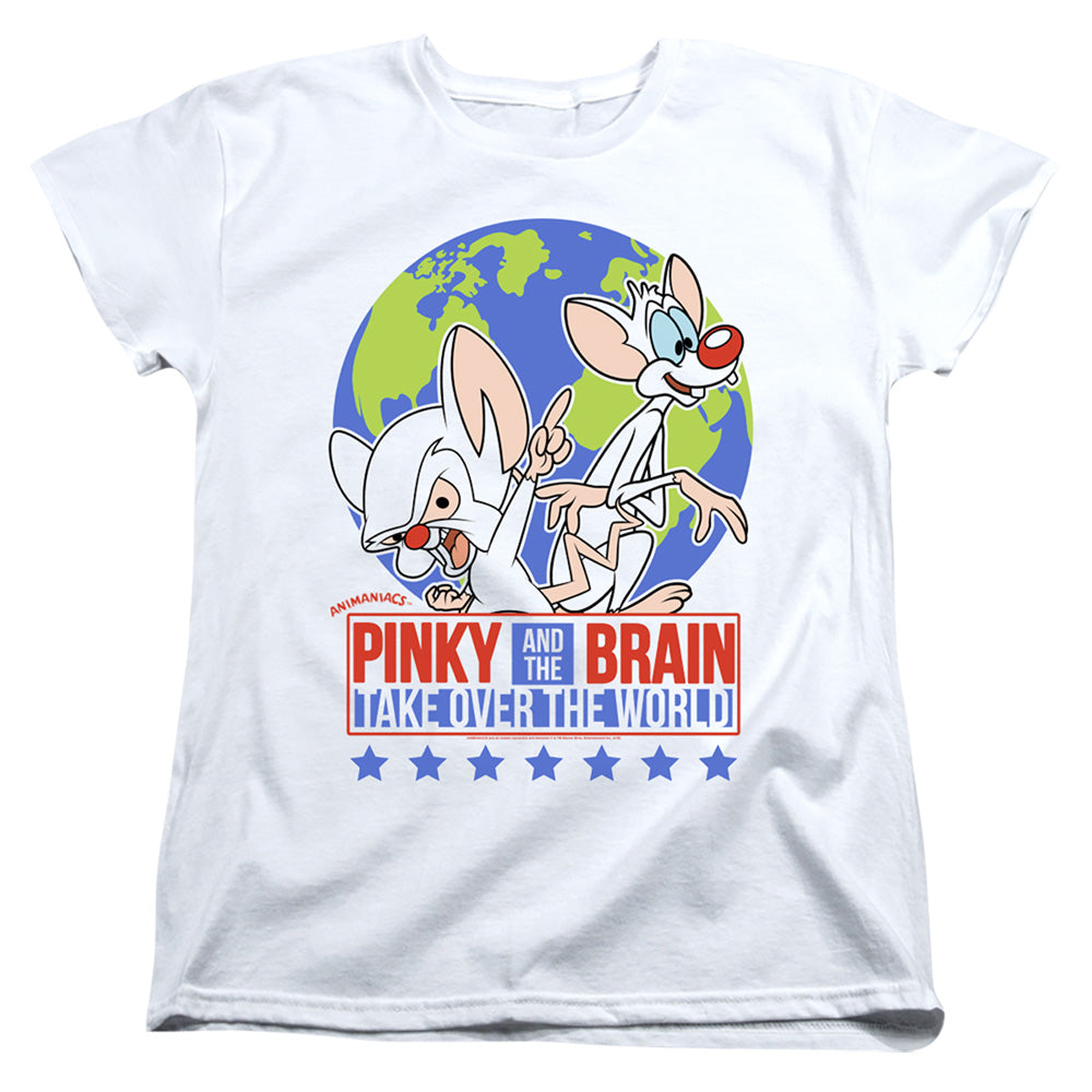 Pinky and the Brain Campaign Womens T-Shirt