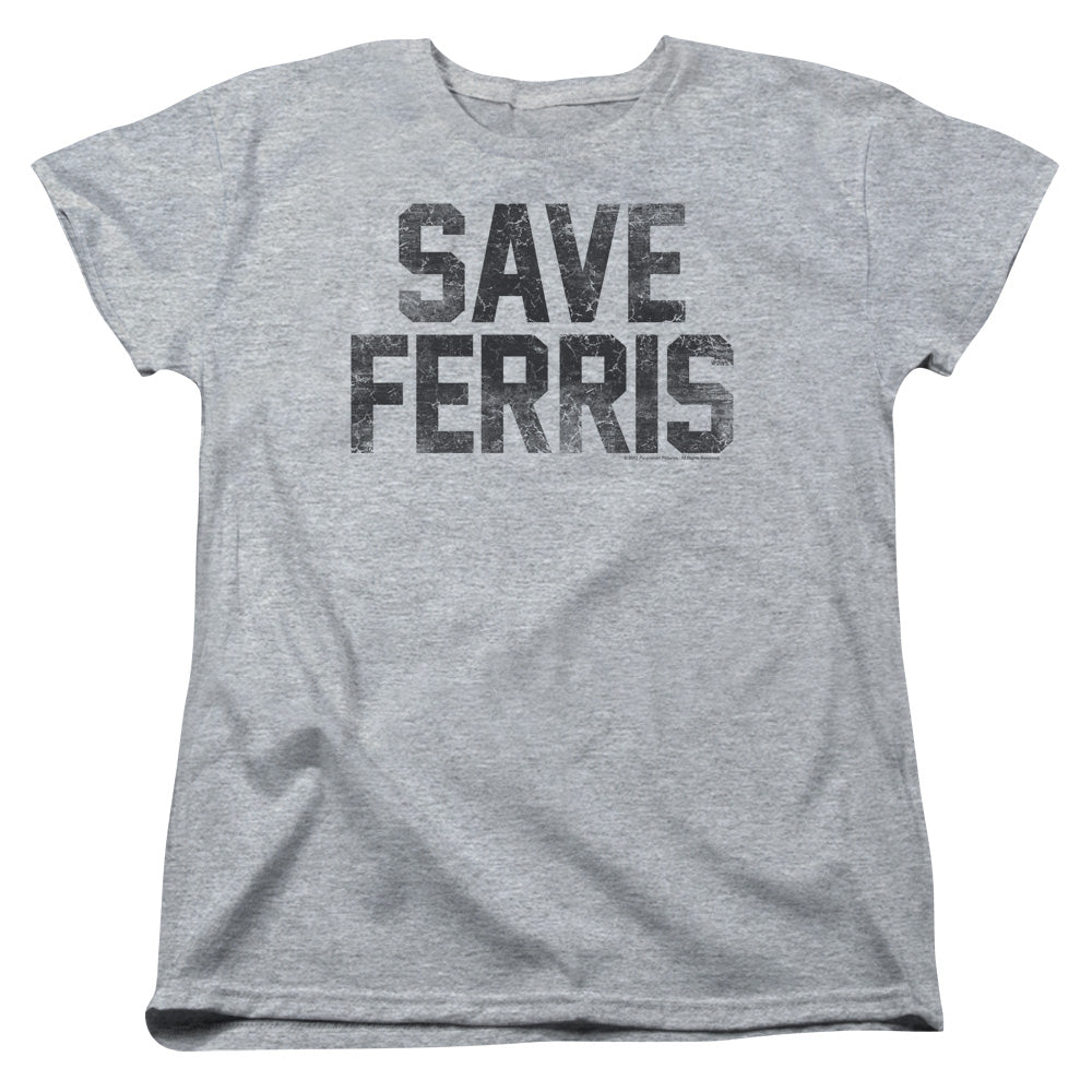 Ferris Bueller's Day Off Save Ferris Womens T-Shirt