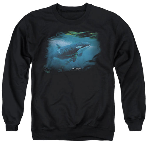 Wild Wings Pursuit Through the Kelp Orca Crewneck Sweatshirt