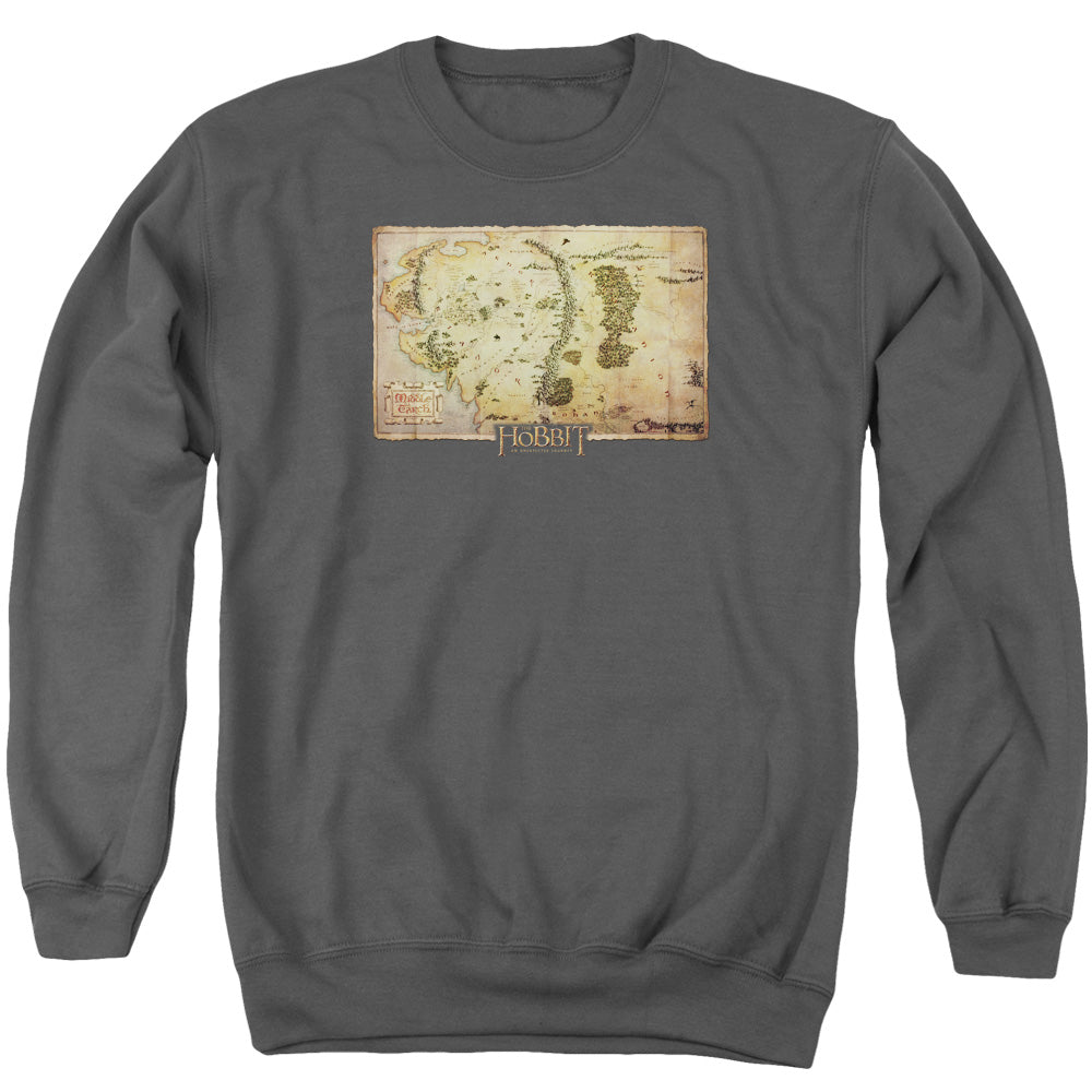 The Hobbit Middle Earth Map Crewneck Sweatshirt