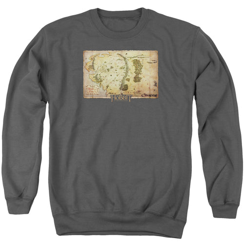 The Hobbit Middle Earth Map Crewneck Sweatshirt