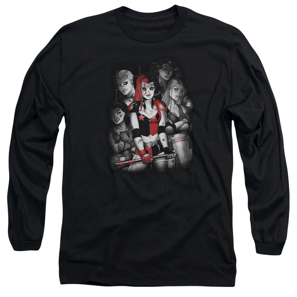 Batman Bad Gals Bw Long Sleeve T-Shirt
