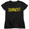 Scooby-Doo Zoinks Lettering Womens T-Shirt