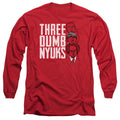 The Three Stooges Three Dumb Nyuks Long Sleeve T-Shirt