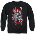 Justice League Jla Explosion Crewneck Sweatshirt