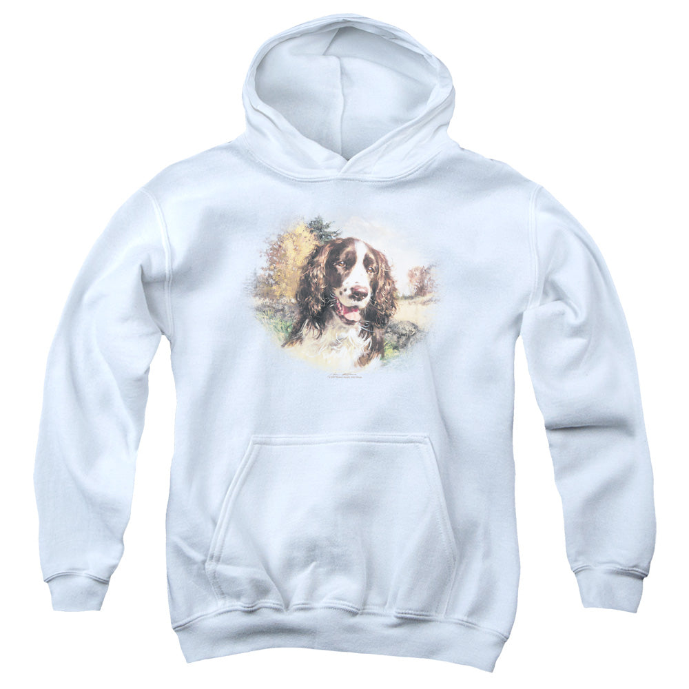 Wild Wings Springer Spaniel Head Youth Hoodie