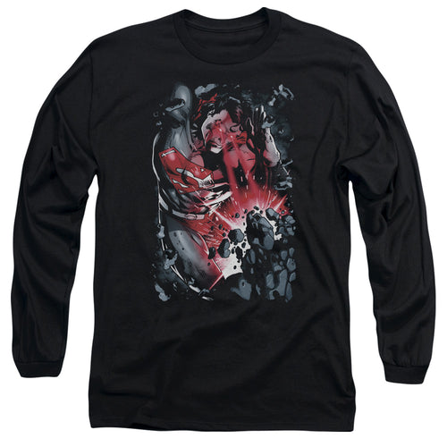 Superman Heat Blast Long Sleeve T-Shirt