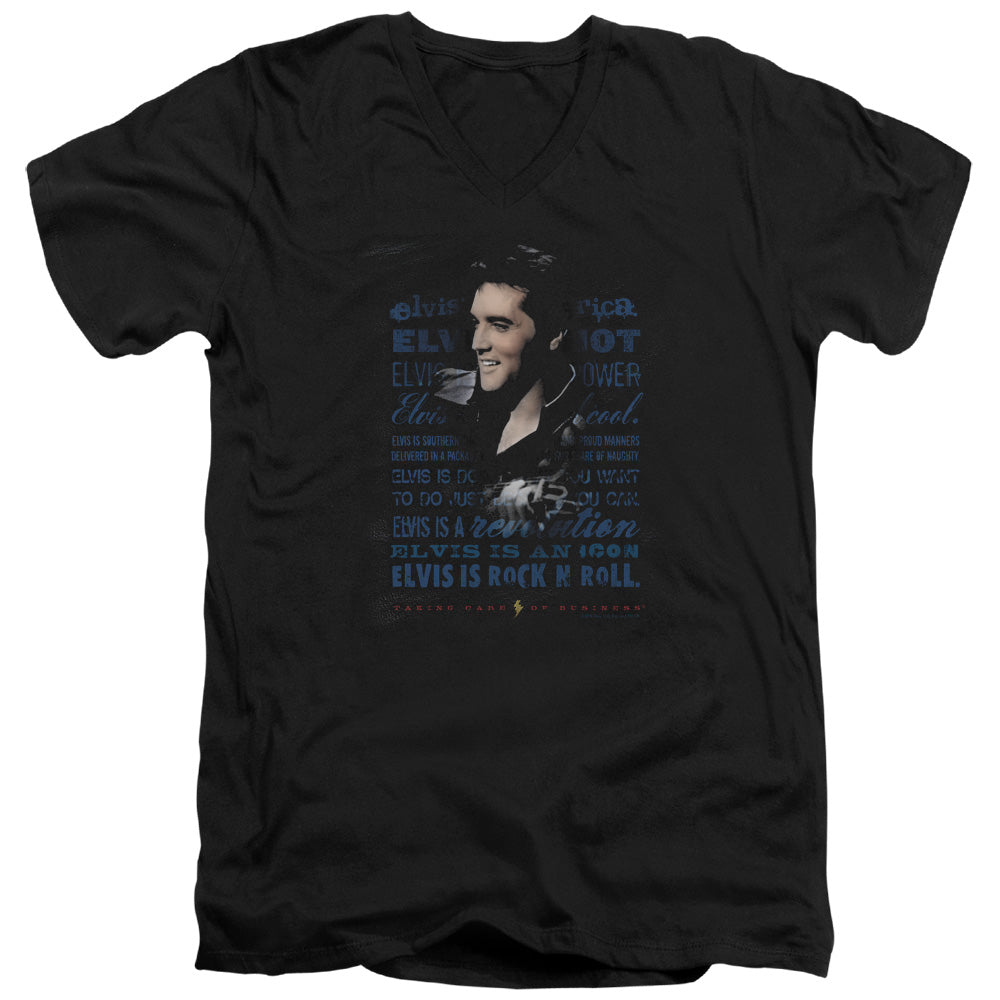 Elvis Presley Icon V-Neck T-Shirt