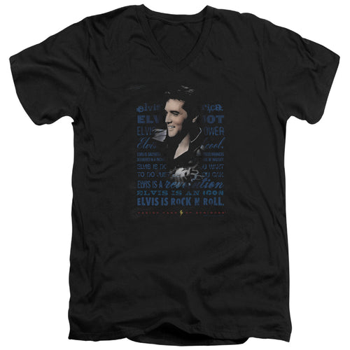 Elvis Presley Icon V-Neck T-Shirt