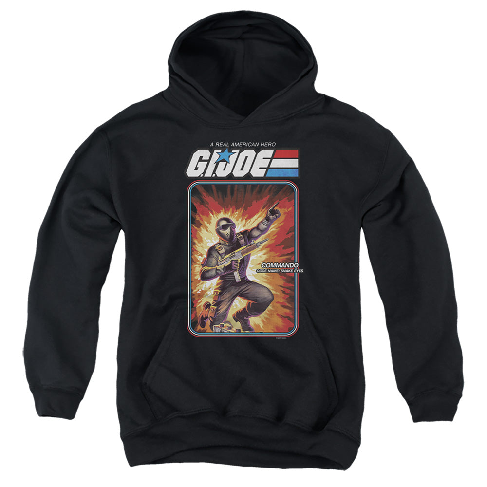 G.I. Joe Snake Eyes Card Youth Hoodie
