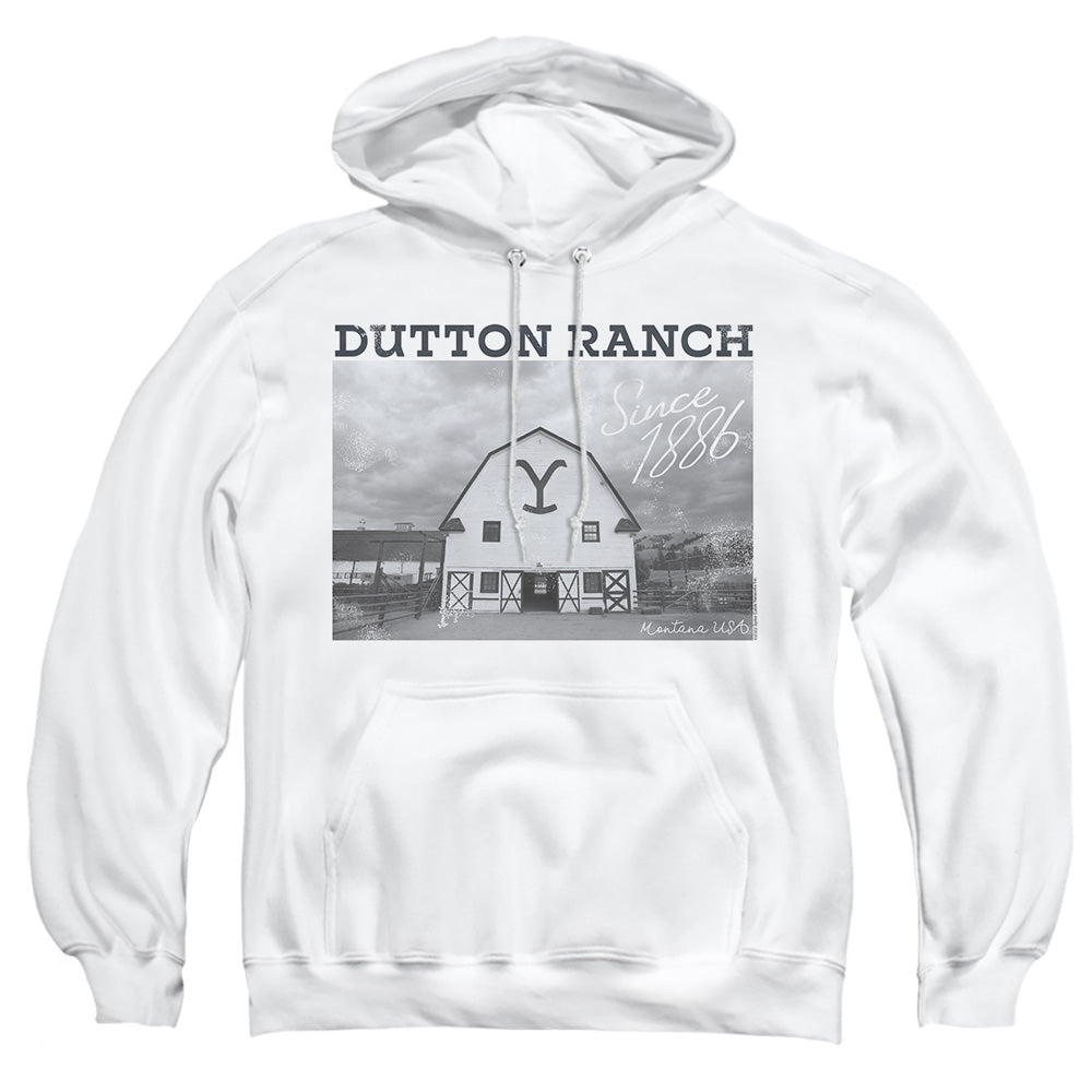 Yellowstone Dutton Ranch Barn Since 1886 Pullover Hoodie