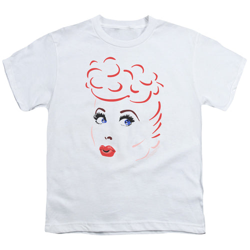 I Love Lucy Lines Face Youth/Toddler T-Shirt