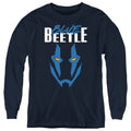 Blue Beetle Mask Youth Long Sleeve T-Shirt