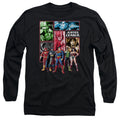 Justice League Justice League Panels Long Sleeve T-Shirt