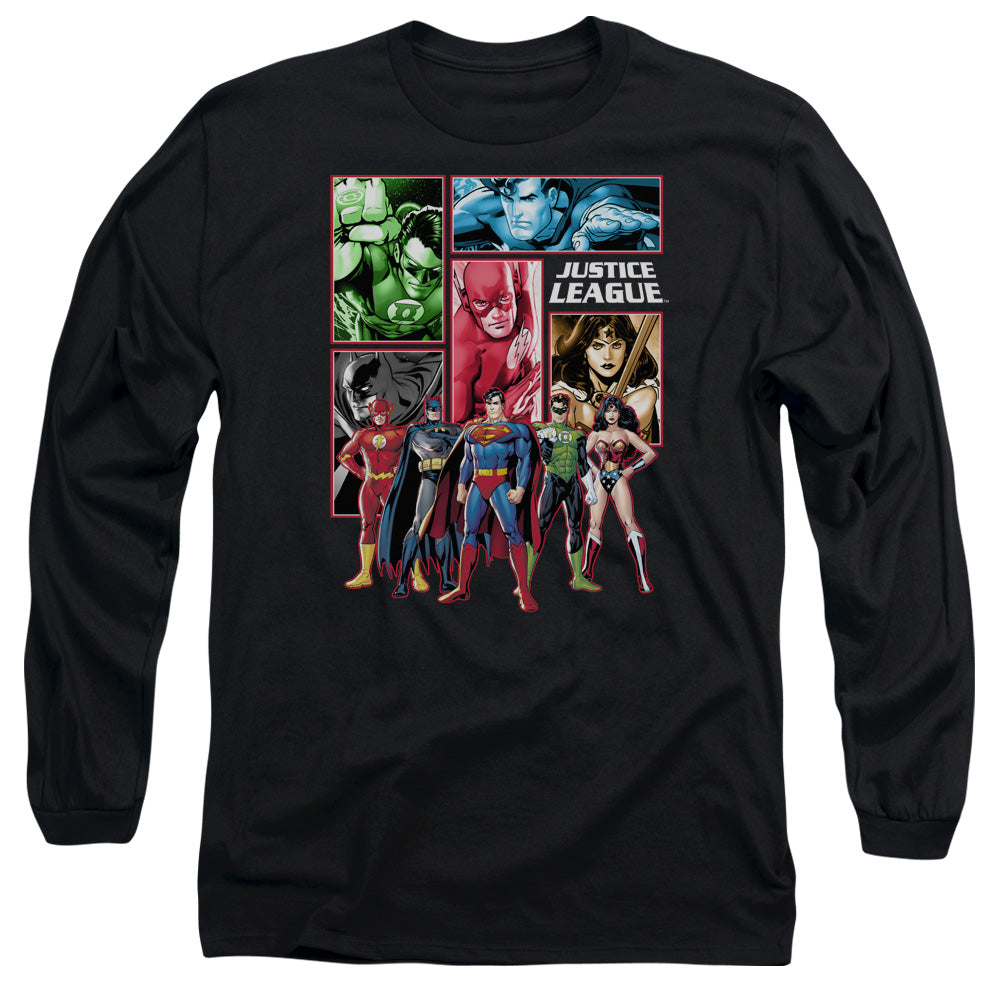 Justice League Justice League Panels Long Sleeve T-Shirt