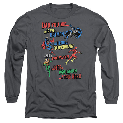 Justice League Dad Hero Long Sleeve T-Shirt