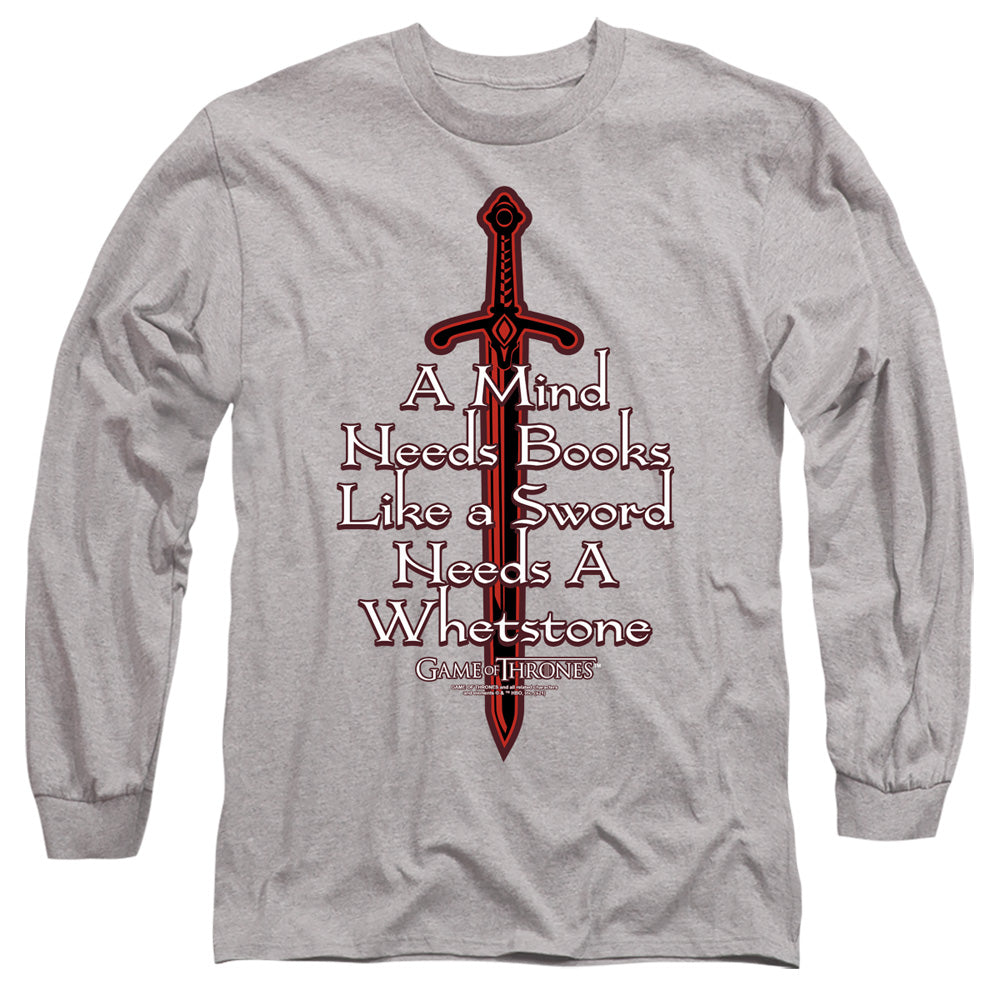 Game of Thrones The Mind Needs Books Long Sleeve T-Shirt