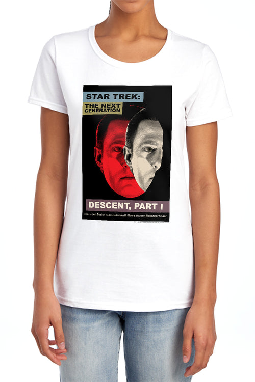 Star Trek Descent Part I Womens T-Shirt