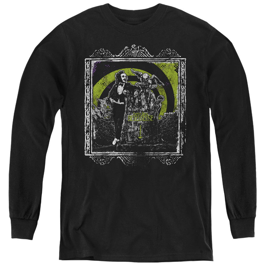 Beetlejuice Here Lies Youth Long Sleeve T-Shirt
