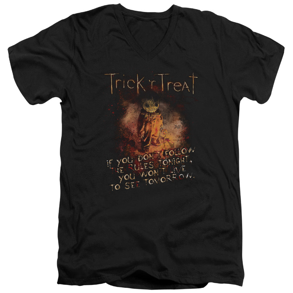 Trick 'r Treat Rules V-Neck T-Shirt