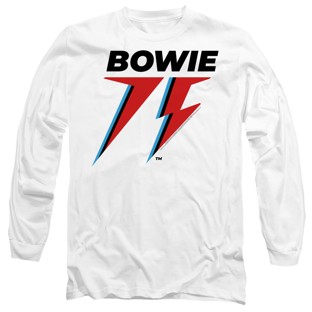 David Bowie Bowie 75 Logo Long Sleeve T-Shirt