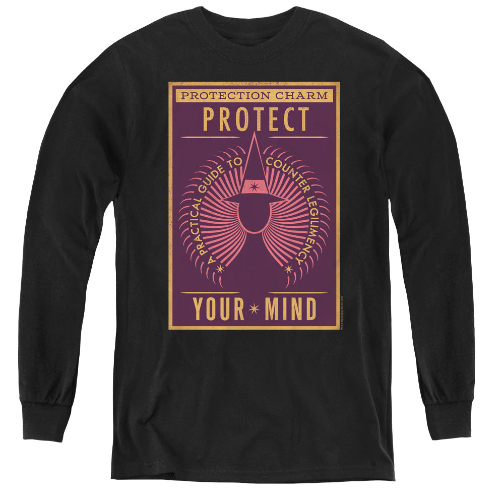 Fantastic Beasts Protect Your Mind Youth Long Sleeve T-Shirt
