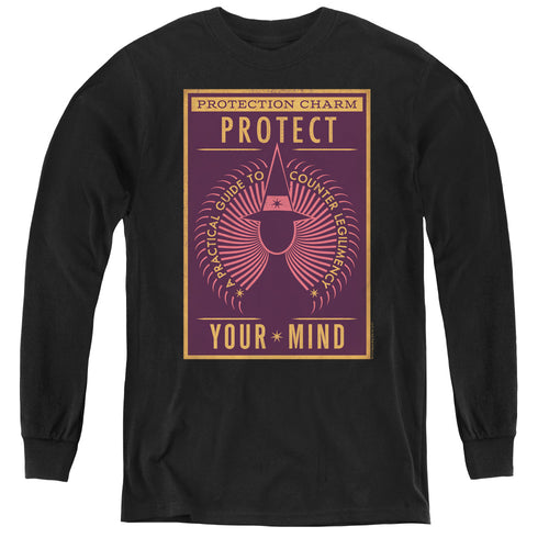 Fantastic Beasts Protect Your Mind Youth Long Sleeve T-Shirt