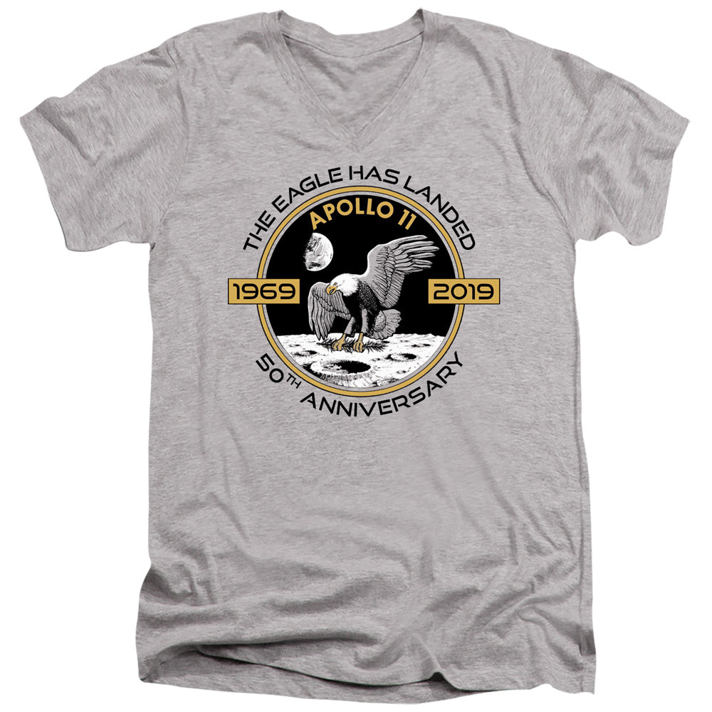 NASA Apollo Circle 50th V-Neck T-Shirt