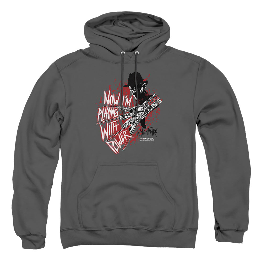 A Nightmare on Elm Street Now I'm Playing With Power Pullover Hoodie